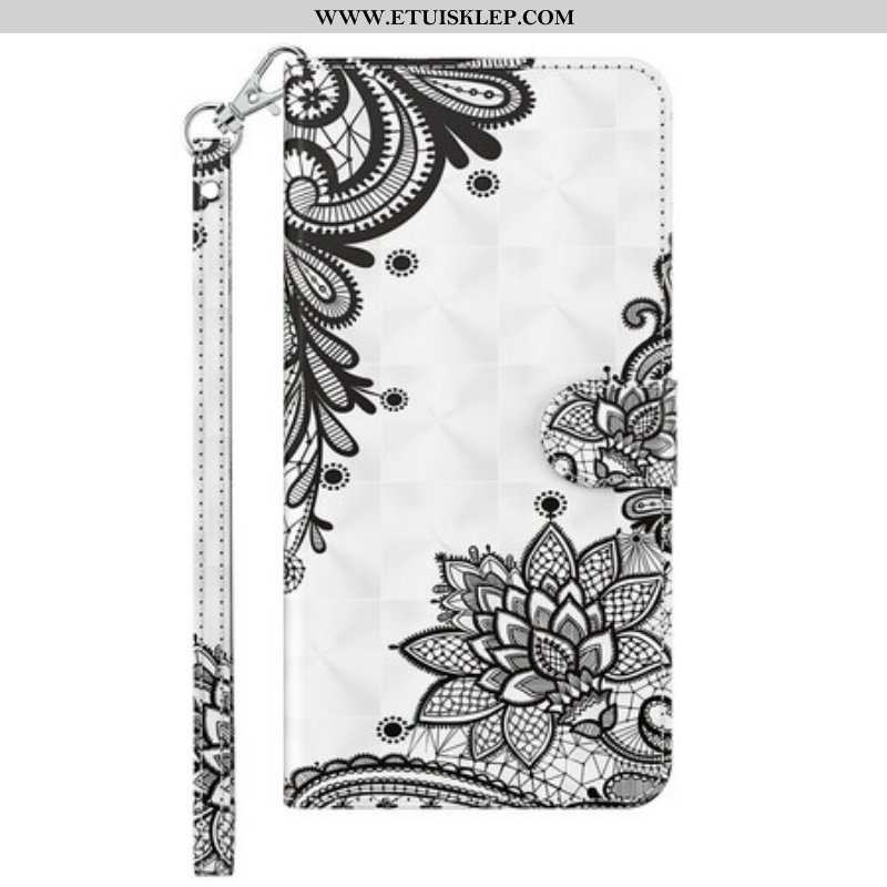 Etui Folio do Samsung Galaxy M12 / A12 Szykowna Koronka